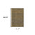 Homeroots Home Decor 3' X 5' Brown Gold Rust Blue And Green Geometric Power Loom Stain Resistant Area Rug