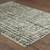 5' X 8' Grey And Ivory Abstract Power Loom Stain Resistant Area Rug - 606114593881