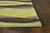 5' X 8' Lime Green Brown And Blue Wool Abstract Hand Tufted Area Rug