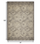 8' X 11' Gray And Brown Abstract Area Rug