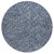 Homeroots Home Decor 6' Round Indigo or Ivory Heather Plain Indoor Area Rug, Indigo/Ivory, Round