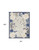 Homeroots Home Decor 8' x 11' Blue and Grey Floral Stain Resistant Non Skid Area Rug
