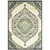 Homeroots Home Decor 10' x 13' Navy and Ivory Geometric Power Loom Stain Resistant Area Rug