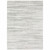Homeroots Home Decor 6' x 9' Abstract Area Rug, White and Grey, Power Loom Stain Resistant