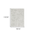 7' X 10' White And Gray Abstract Distressed Area Rug