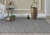 7' X 10' Gray And Light Gray Wool Floral Medallion Hand Tufted Area Rug