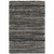 Homeroots Home Decor 6' x 9' Geometric Shag Area Rug, Charcoal Silver and Grey, Stain Resistant