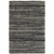 6' X 9' Charcoal Silver And Grey Geometric Shag Power Loom Stain Resistant Area Rug