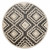 Homeroots Home Decor 6' Round Gray and Cream Geometric Area Rug