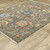 Homeroots Home Decor 10' x 13' Oriental Area Rug, Green Gold Beige Red Blue Orange, Power Loom Stain Resistant with Fringe