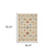 3' X 5' Ivory Salmon Pink Gold Blues Grey Rust And Green Oriental Power Loom Stain Resistant Area Rug With Fringe