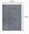 Homeroots Home Decor Premier Rug Pad, Grey, 12' x 15'