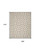 9' X 12' Ivory And Grey Fleur De Lis Stain Resistant Non Skid Area Rug - 606114568735