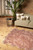 6' X 6' Dusty Rose Faux Fur Washable Non Skid Area Rug - 606114149545