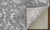 4' X 6' Silver Gray And White Abstract Area Rug - 606114108962