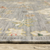 5' X 8' Gray Ivory And Blue Oriental Area Rug With Fringe