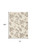 6' X 9' Beige Floral Stain Resistant Non Skid Area Rug - 606114568896