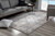 Homeroots Home Decor 5' x 8' Grey and Ivory Abstract Distressed Area Rug