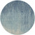 Homeroots Home Decor 8’ Round Navy and Light Blue Abstract Area Rug, Navy and Light Blue, Round
