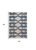 5' X 8' Ivory Gray And Blue Chevron Power Loom Stain Resistant Area Rug