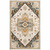 Homeroots Home Decor Ivory Beige Gold and Muted Grey Oriental Tufted Handmade Stain Resistant Area Rug 5' x 8'
