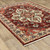 Homeroots Home Decor 5' x 8' Oriental Area Rug, Red Ivory Orange and Blue, Stain Resistant with Fringe