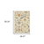3' X 5' Ivory Beige And Blue Oriental Area Rug With Fringe