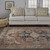 Homeroots Home Decor 8' X 10' Orange Brown And Taupe Abstract Area Rug