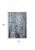 5' X 8' Blue Ivory And Gray Geometric Distressed Area Rug