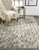 Homeroots Home Decor Ivory Gray and Taupe Abstract Stain Resistant Area Rug 7' x 10'