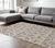 8' X 10' Tan and Ivory Geometric Power Loom Area Rug