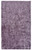 4' X 6' Purple Shag Tufted Handmade Area Rug