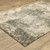 6' X 9' Charcoal Grey Beige And Tan Abstract Power Loom Stain Resistant Area Rug - 606114592129