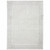 Homeroots Home Decor 6' X 9' Oriental Area Rug, White and Grey, Stain Resistant