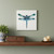 Teal Dragonfly Canvas Unframed Wall Art