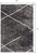 Homeroots Home Decor 5' x 8' Gray Modern Distressed Lines Area Rug