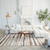 6' X 9' Beige Striped Dhurrie Area Rug