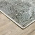 Homeroots Home Decor 4' x 6' Oriental Area Rug, Ivory Grey Charcoal Blue and Rust, Stain Resistant