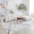 6' X 9' Gray and Ivory Geometric Area Rug