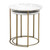 Set of Two Gold and Marble Accent Tables - 808230033993