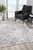 Homeroots Home Decor 5' x 8' Cream and Gray Faded Filigree Area Rug
