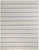Homeroots Home Decor 5' x 8' Striped Dhurrie Hand Woven Stain Resistant Area Rug, Blue Ivory and Tan