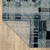 Homeroots Home Decor 2' X 8' Blue Geometric Power Loom Stain Resistant Runner Rug