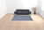 7' X 10' Blue Floral Stain Resistant Non Skid Area Rug