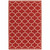 Homeroots Home Decor 9' x 13' Red and Ivory Trellis Indoor Outdoor Area Rug