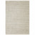 Homeroots Home Decor 5' x 8' Geometric Area Rug, Ivory Beige Taupe and Tan, Power Loom Stain Resistant with Fringe