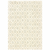 4' X 6' Sand Ash Grey And Ivory Geometric Power Loom Stain Resistant Area Rug
