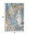Homeroots Home Decor 8’ x 10’ Blue Gold Abstract Painting Modern Area Rug, Blue Gold, 96 x 120 Inches