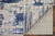 9' X 12' Blue and Ivory Abstract Hand Woven Distressed Area Rug