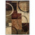 Homeroots Home Decor 5' x 8' Brown and Black Abstract Geometric Area Rug